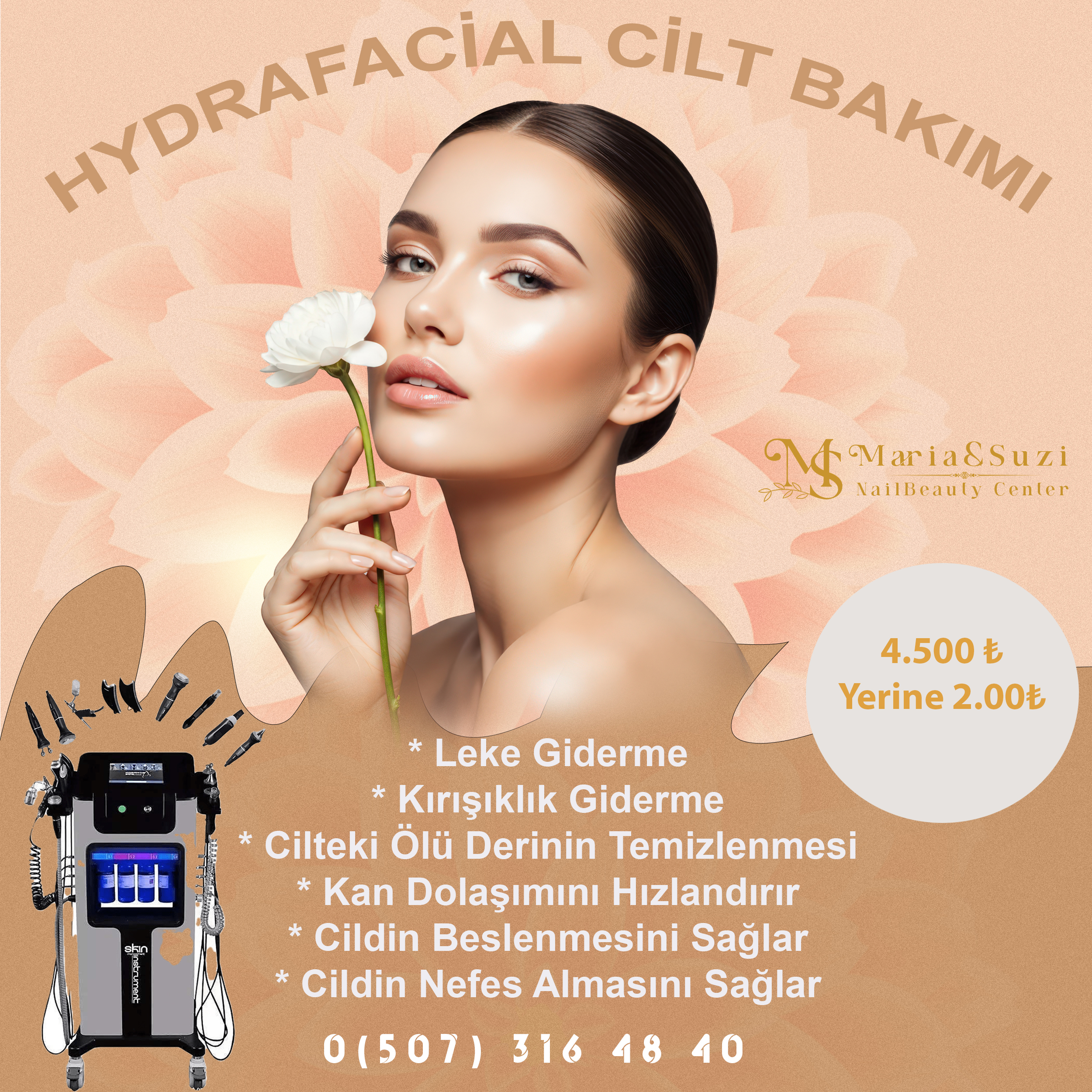 hydrafacial cilt bakımı